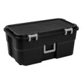 Black 22 Gallon Wheeled Storage Trunk P53978