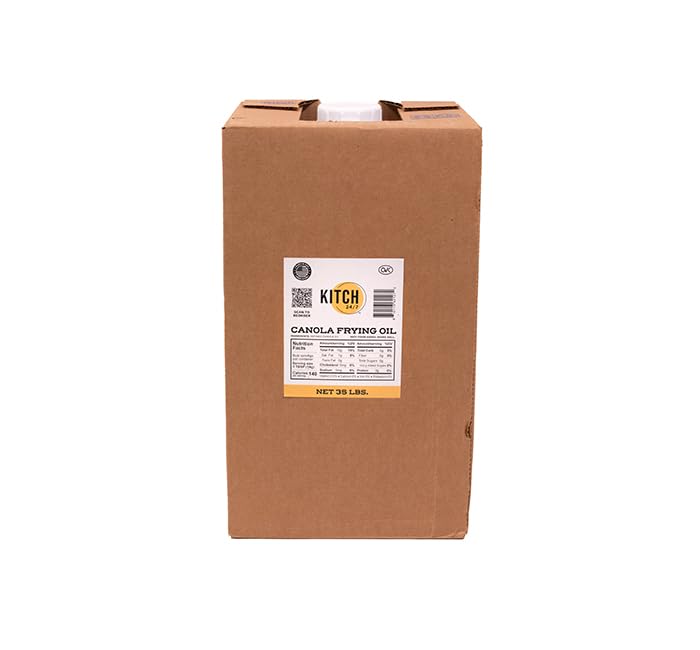 Canola Frying Oil 35 Lb High Smoke Point Bulk Cooking Oil F7107