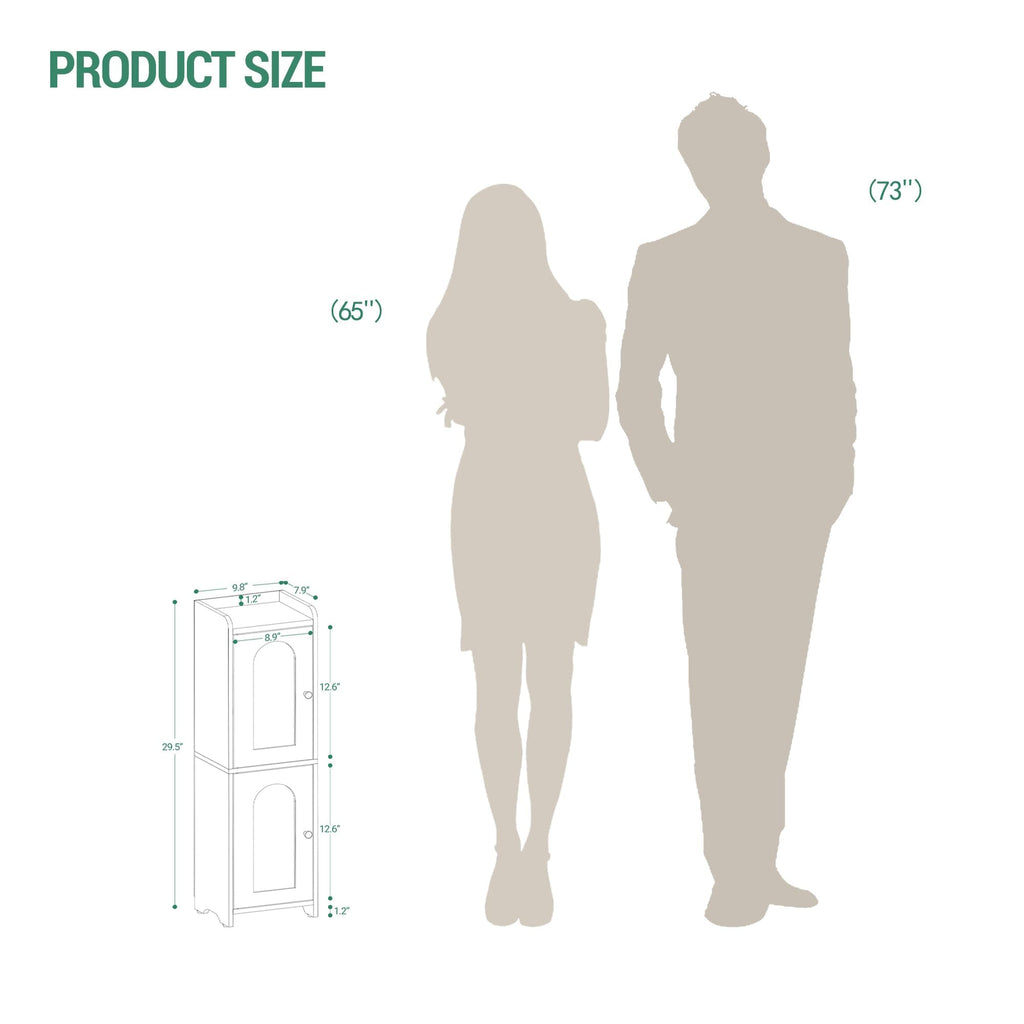 Bathroom Storage Cabinet with 2 Doors M5833