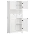 Tall Bathroom Storage Cabinet with 4 Doors Y481