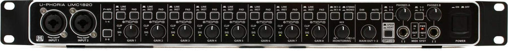 18x20 USB Audio/MIDI Interface with Mic Preamplifiers J62423
