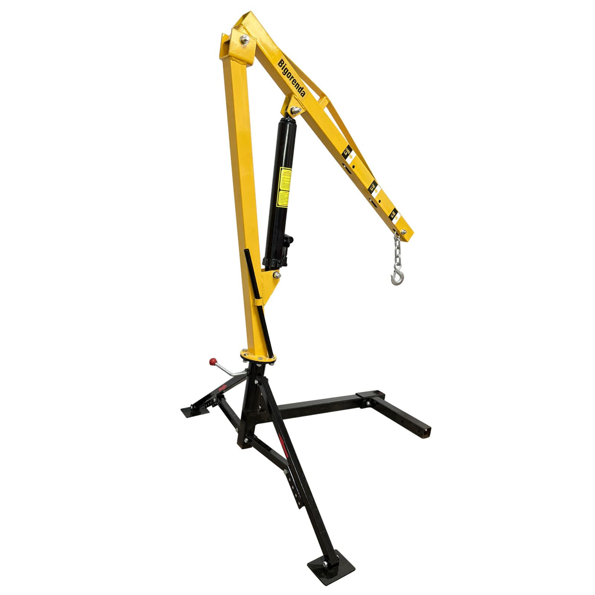 1000lb Capacity Hydraulic 360° Swivel Truck Crane H31262
