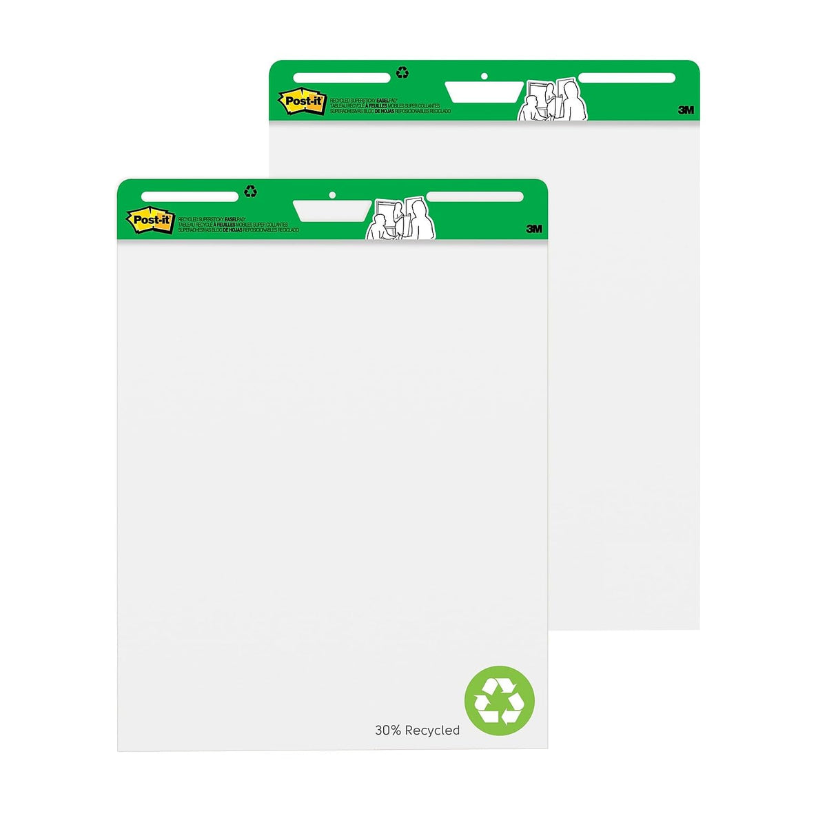 Self-Stick Easel Pad, 30 Sheets, 25-Inch x 30-Inch, White N2381