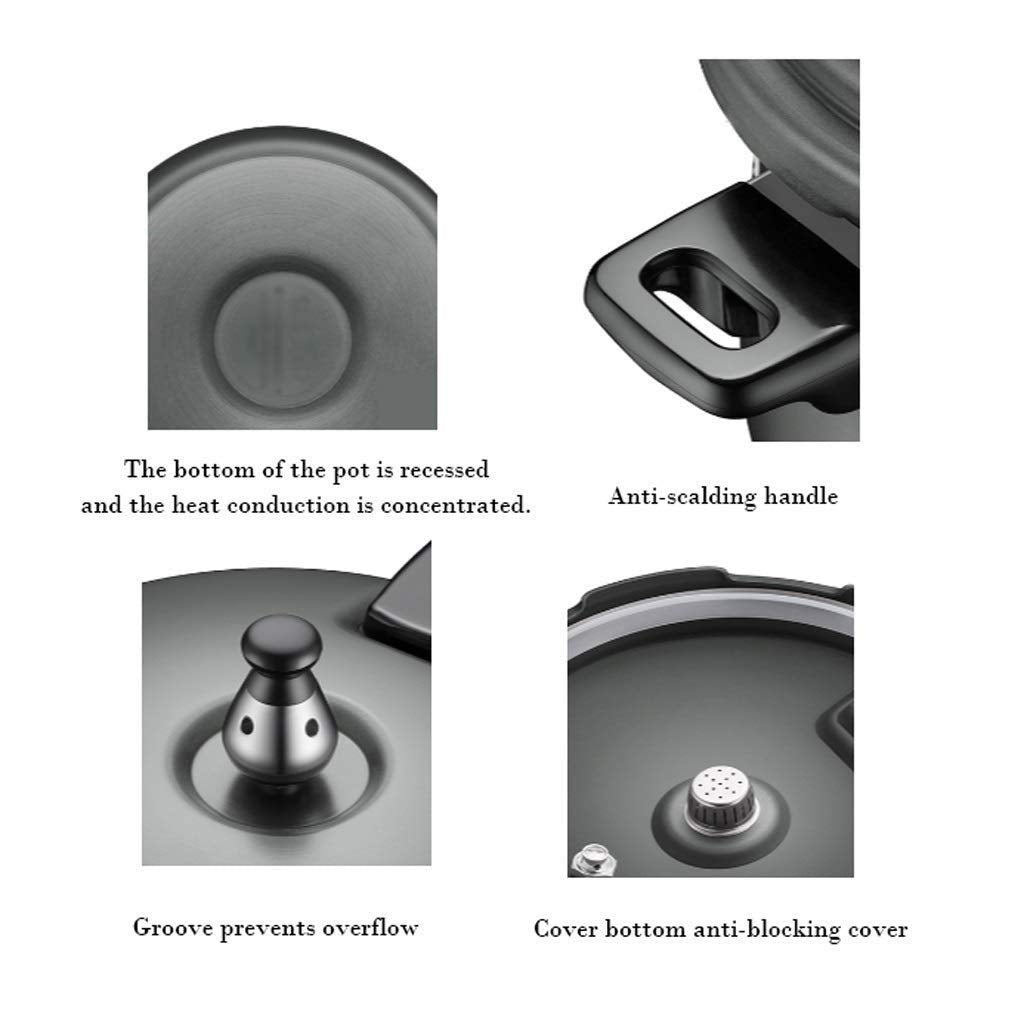 Black 3L Stainless Steel Pressure Cooker M2133