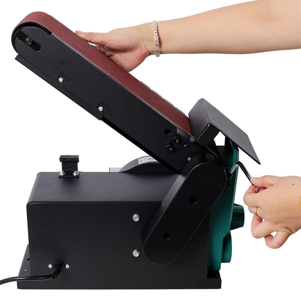 4x36 in Belt & 6 in Disc Sander with Cast Iron Base I90522