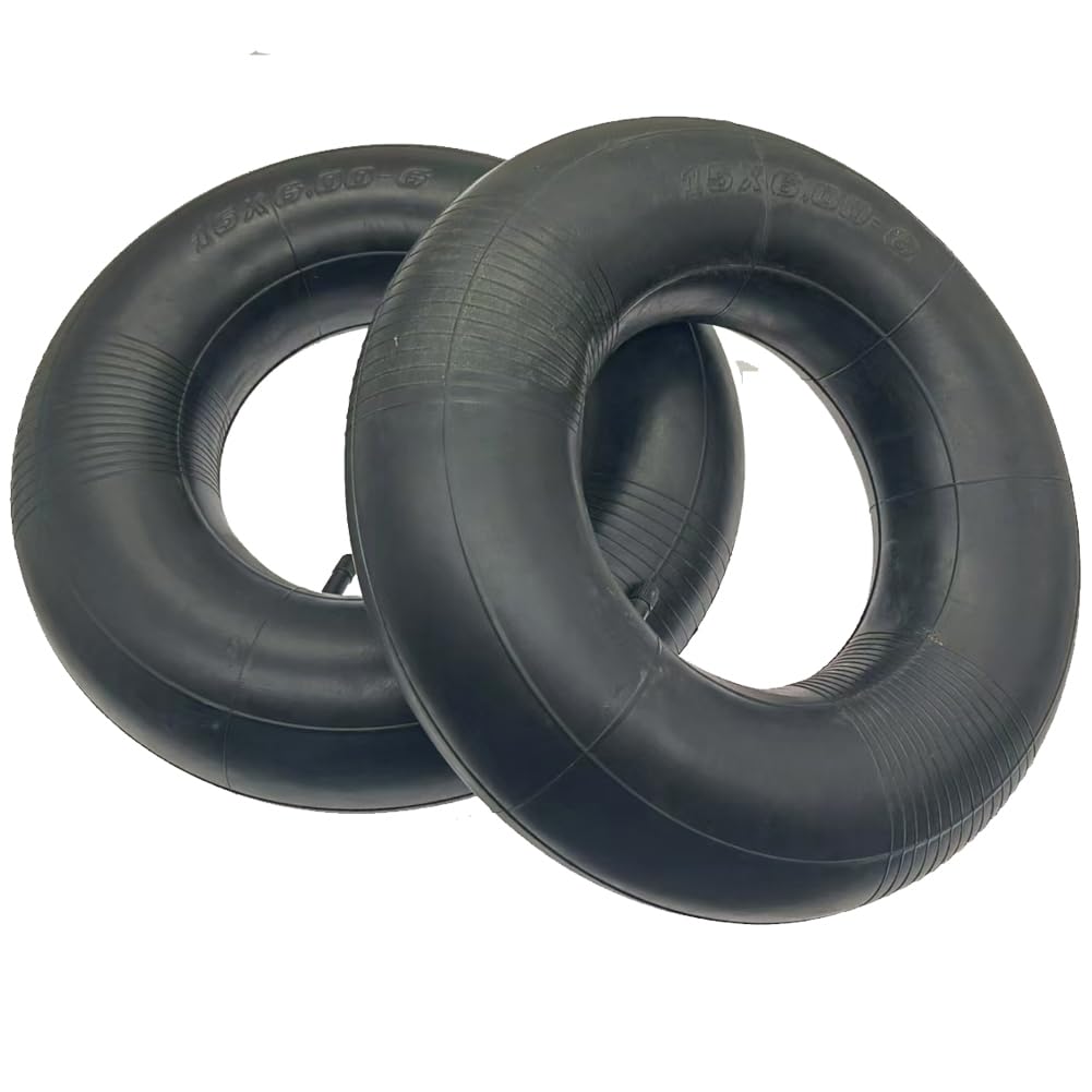15x6.00-6" Inner Tube with TR-13 Straight Valve Stem 2 Pack D726015