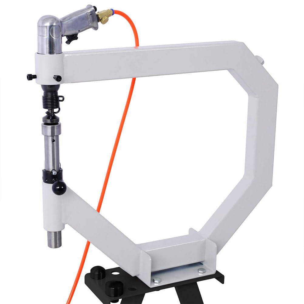 Pneumatic Planishing Hammer, 4" Throat Depth Metal Shaping Hammer with Foot Pedal & Steel Stand W50778