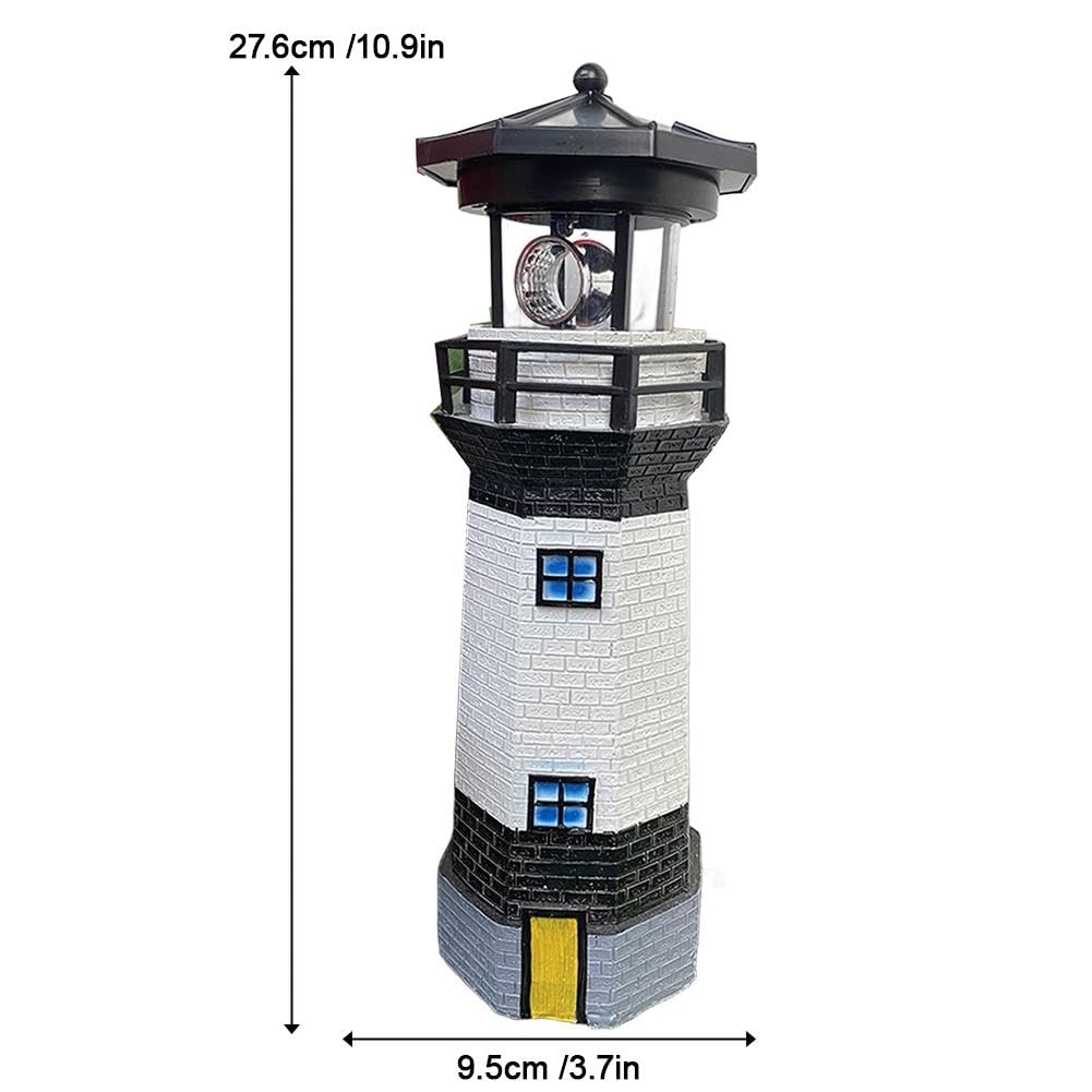 Waterproof Rotating Solar Lighthouse K32327