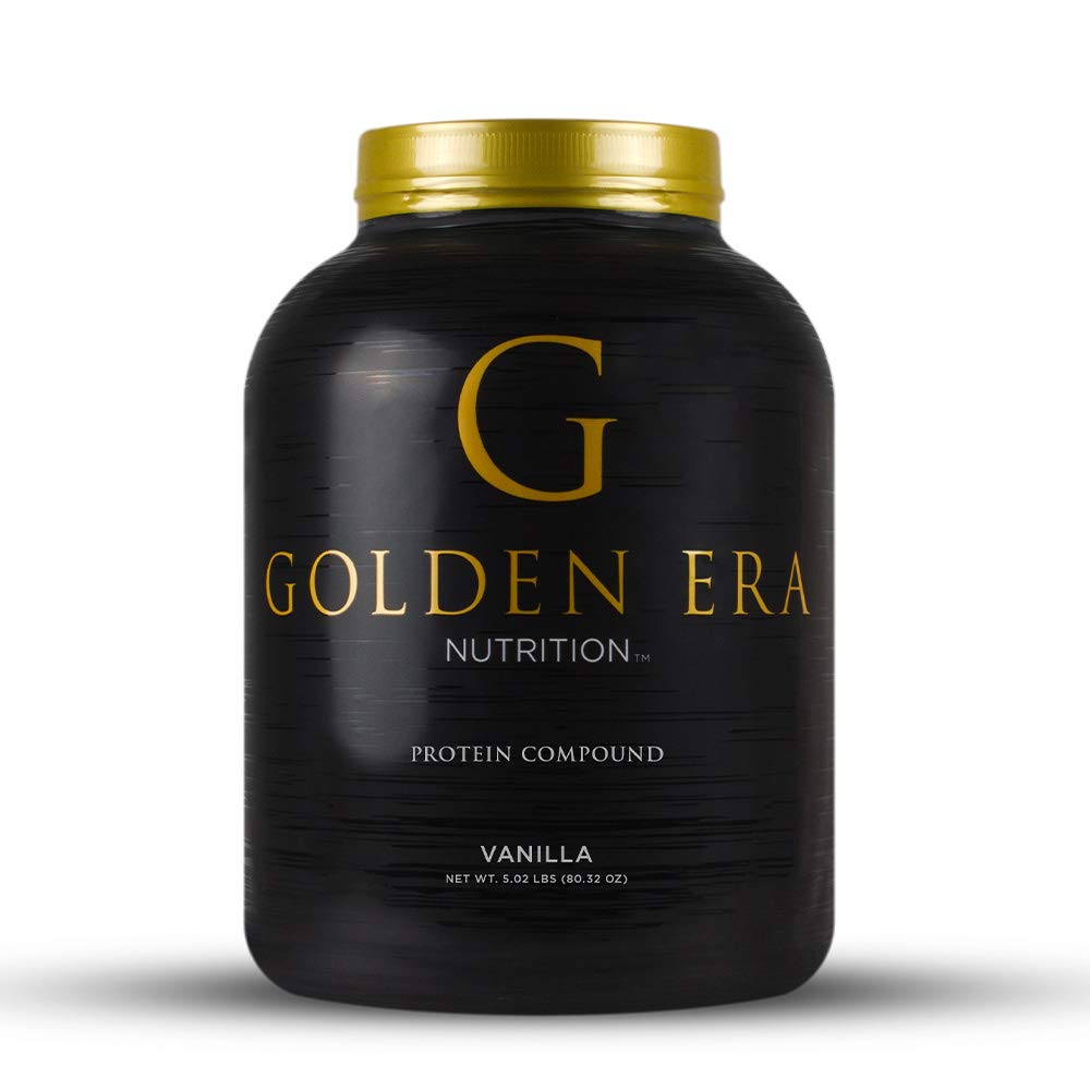 Whey Protein Compound Powder, Vanilla Flavor, Gluten-Free, 5 Pounds V135