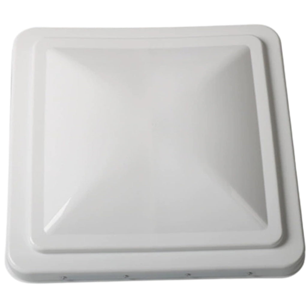 14 Inch White Weather-Resistant Plastic RV Vent Cover G757987