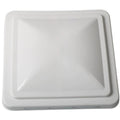 14 Inch White Weather-Resistant Plastic RV Vent Cover G757987