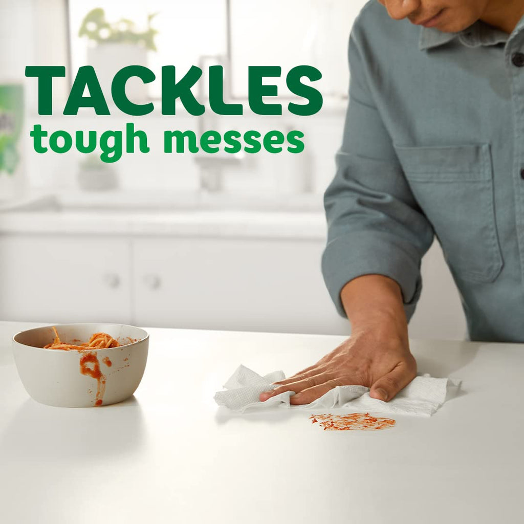 White Paper Towels, 6 Double Rolls G5711