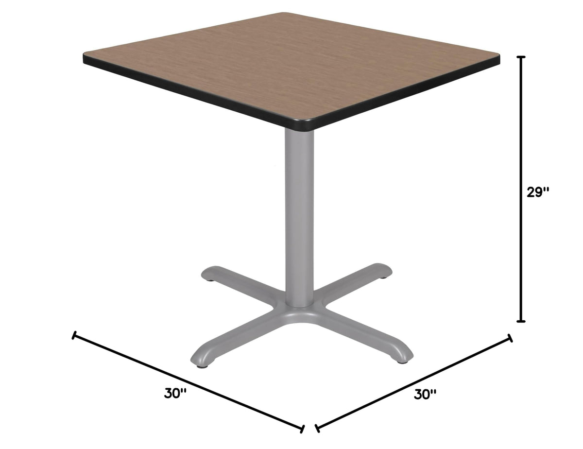 30" Square X-Base Breakroom Table Z7841