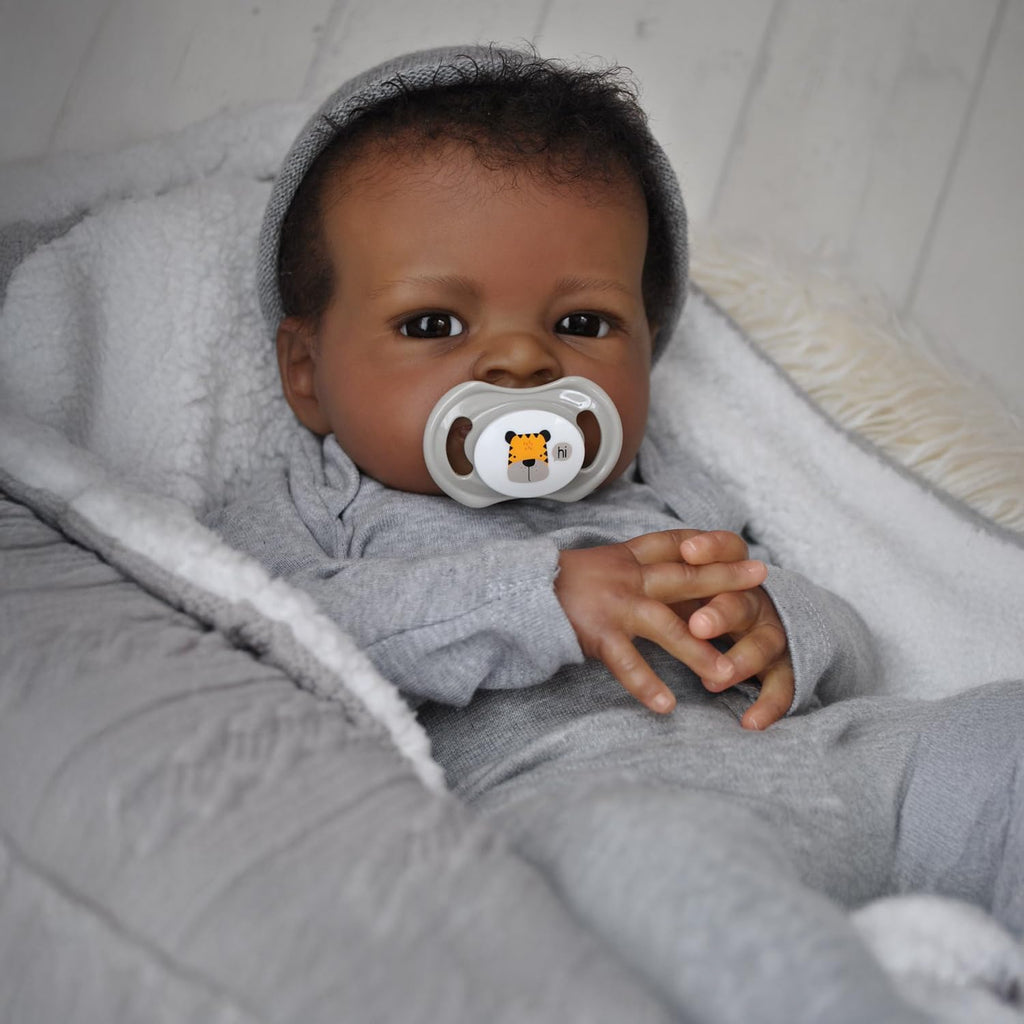 Black 20 Inch Reborn Baby Doll V85246
