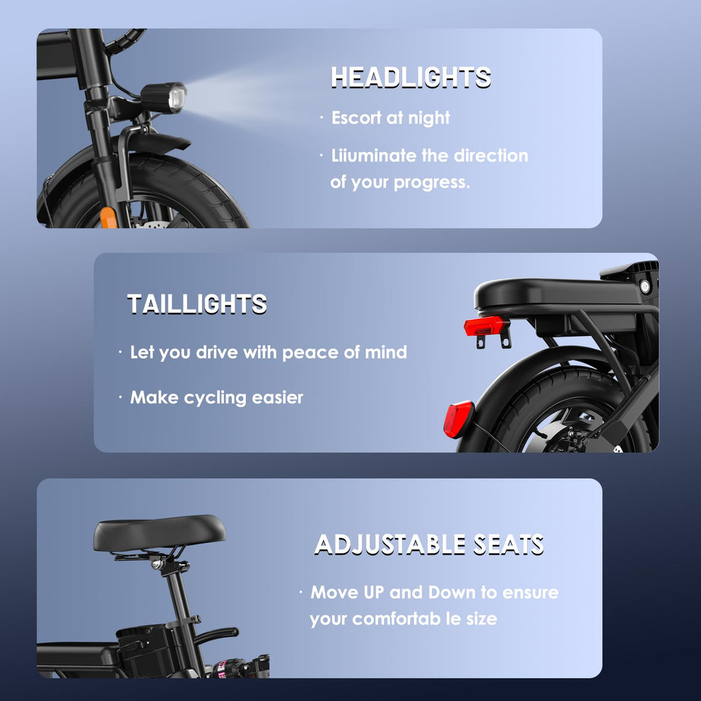 Foldable 14 Inch Electric Bike K869