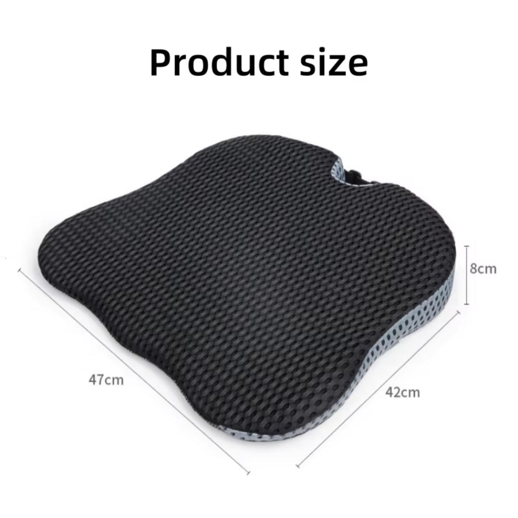 Black Memory Foam Car Seat Booster Cushion T659491