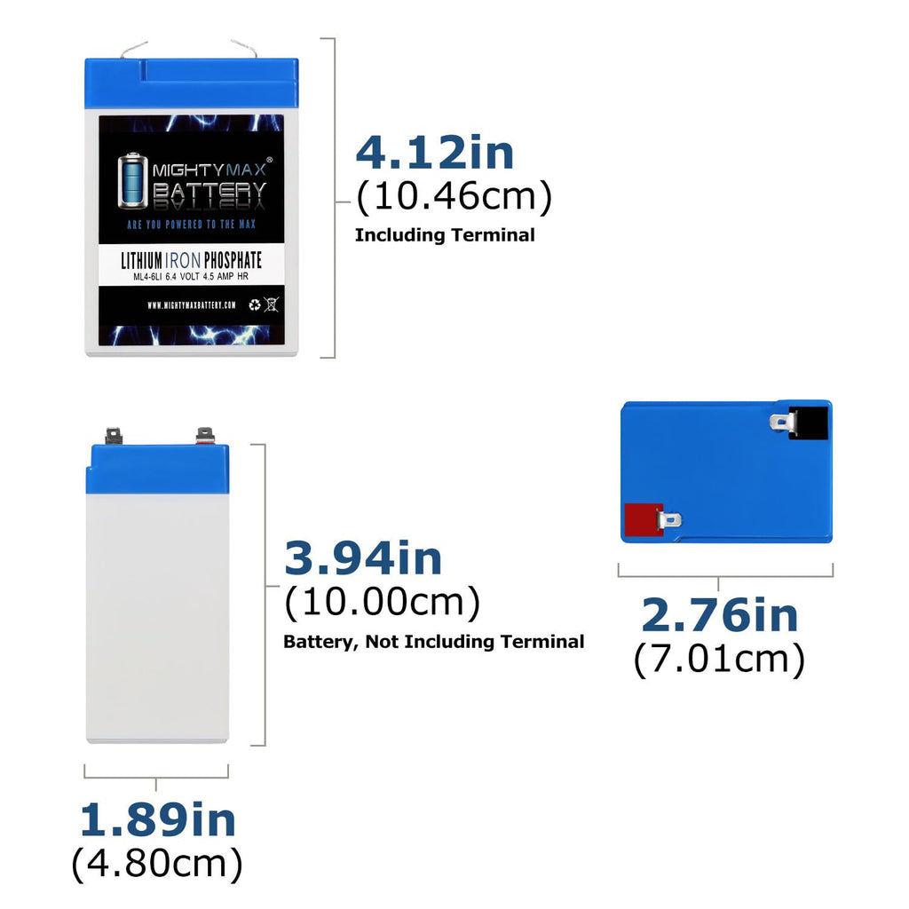 6V 4.5AH Lithium Replacement Battery H611