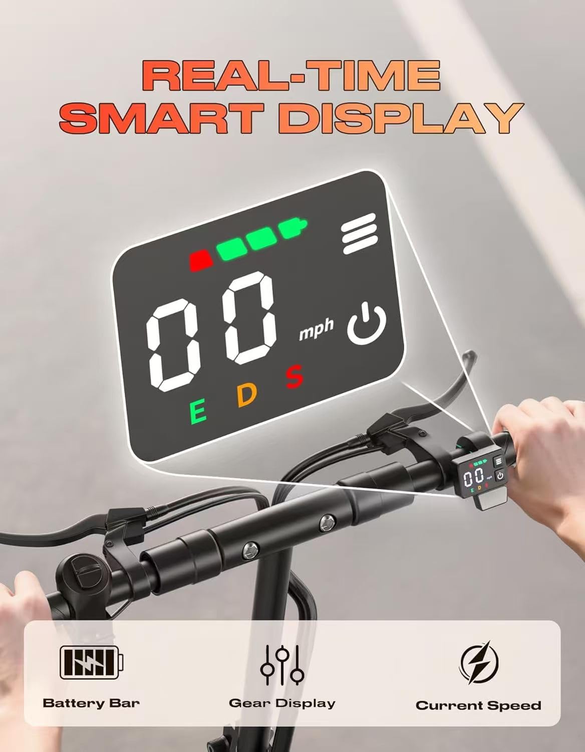 1600W Off-Road Foldable Electric Scooter P7956