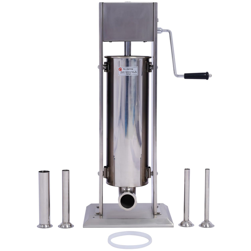 Stainless Steel Vertical Sausage Stuffer 15LB/7L H417089