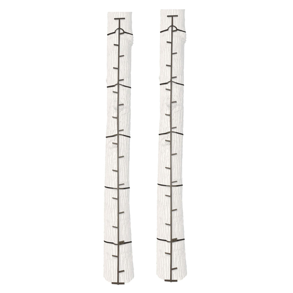 20 Feet Tall Steel Tree Climbing System (2 Pack) R5331
