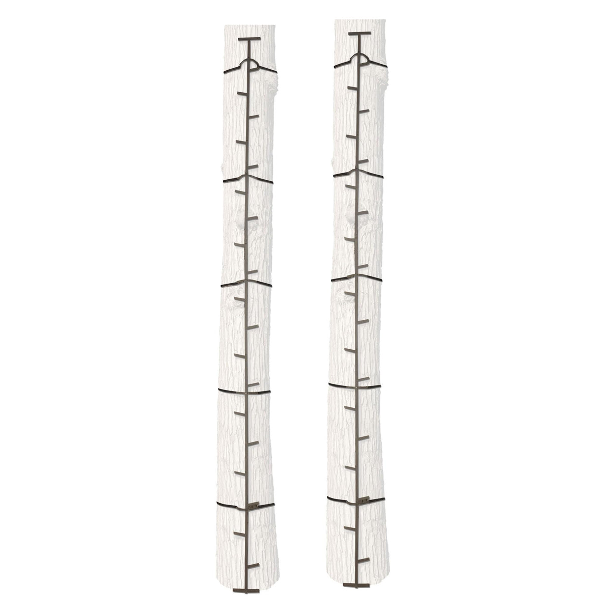20 Feet Tall Steel Tree Climbing System (2 Pack) R5331
