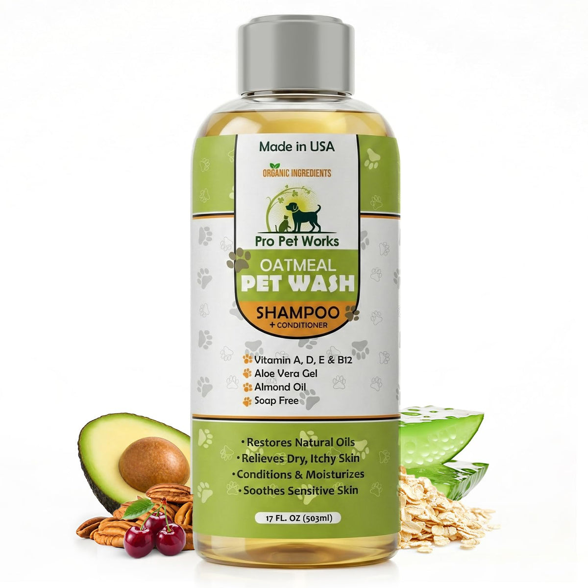 Oatmeal Dog Shampoo and Conditioner D639