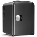 4L 6 Can Portable Mini Fridge Black B209