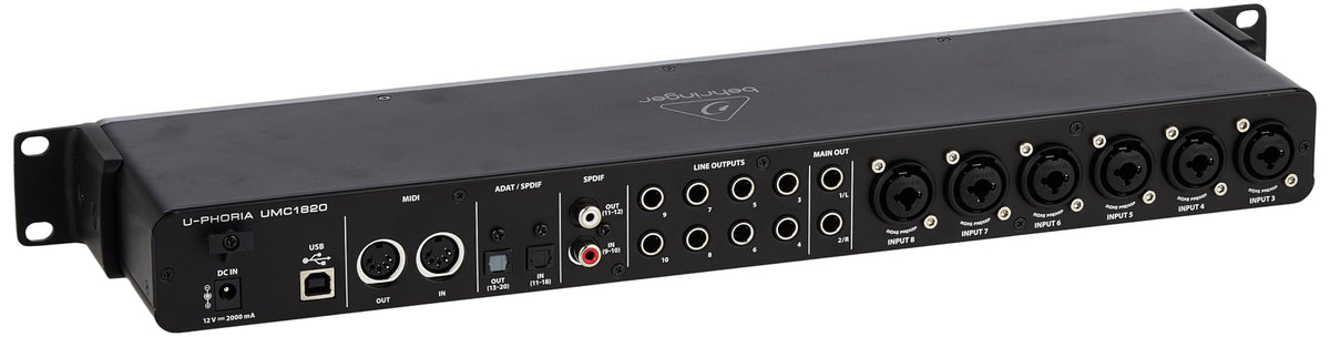 18x20 USB Audio/MIDI Interface with Mic Preamplifiers J62423