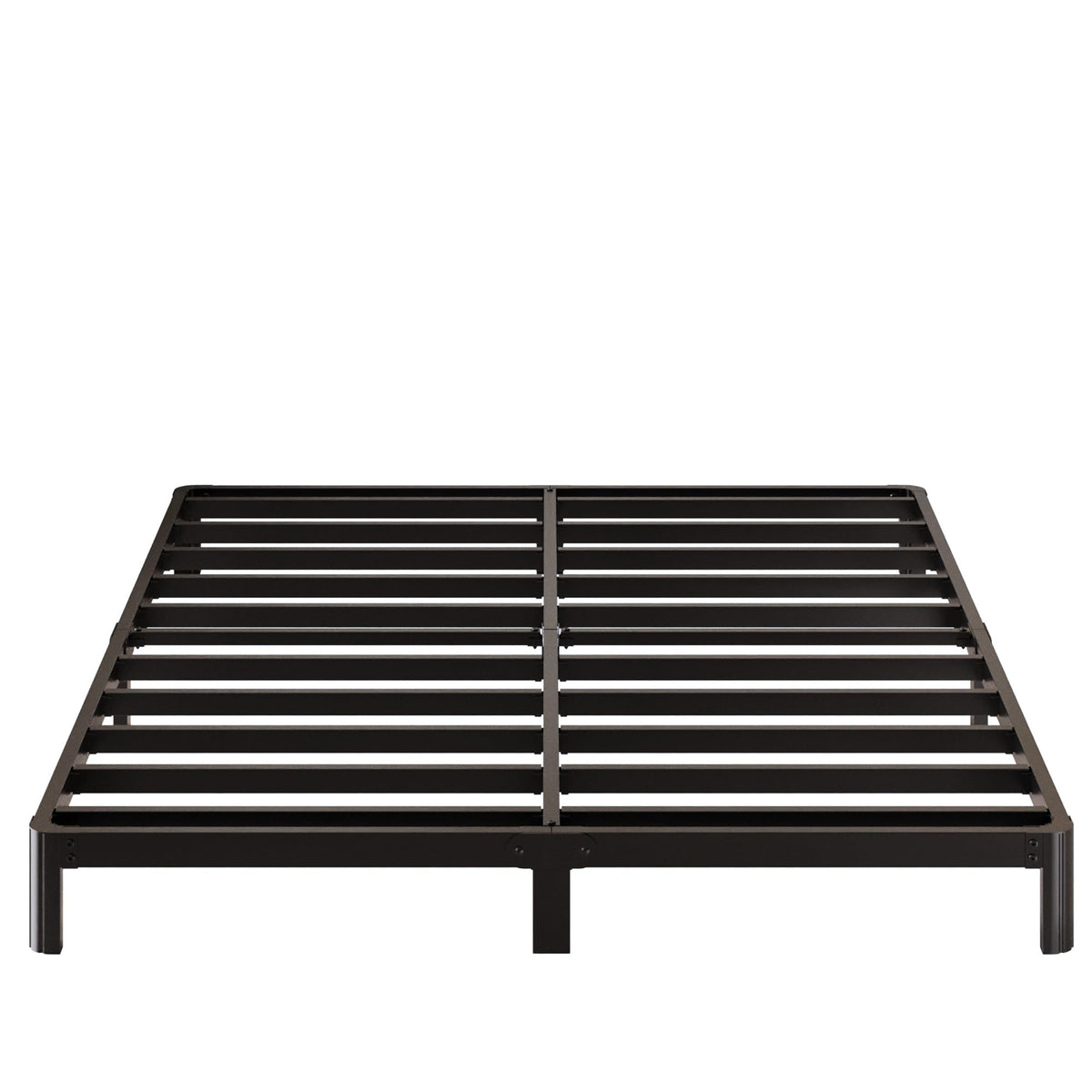 Black 7 Inch Queen Metal Platform Bed Frame L1615