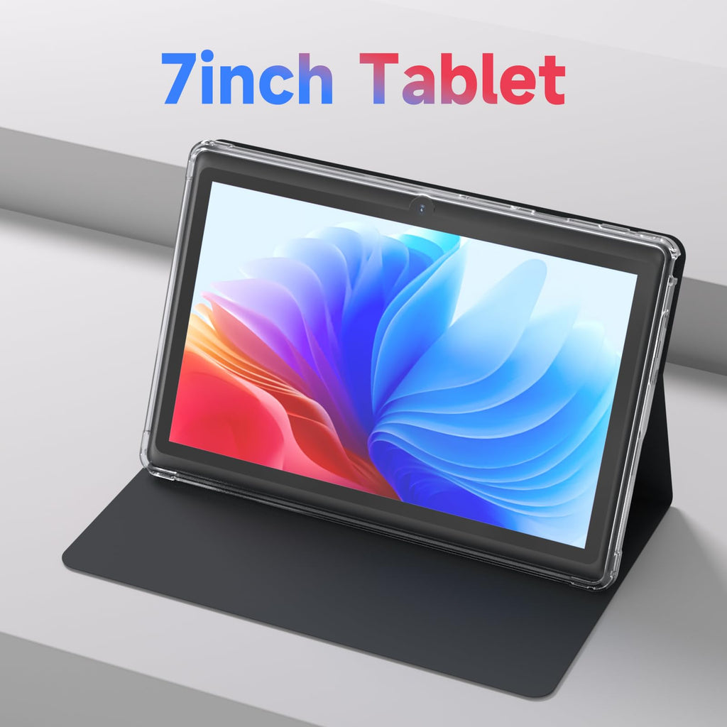 7 inch Android 14 Tablet 8GB RAM 32GB ROM Quad-Core Black O969