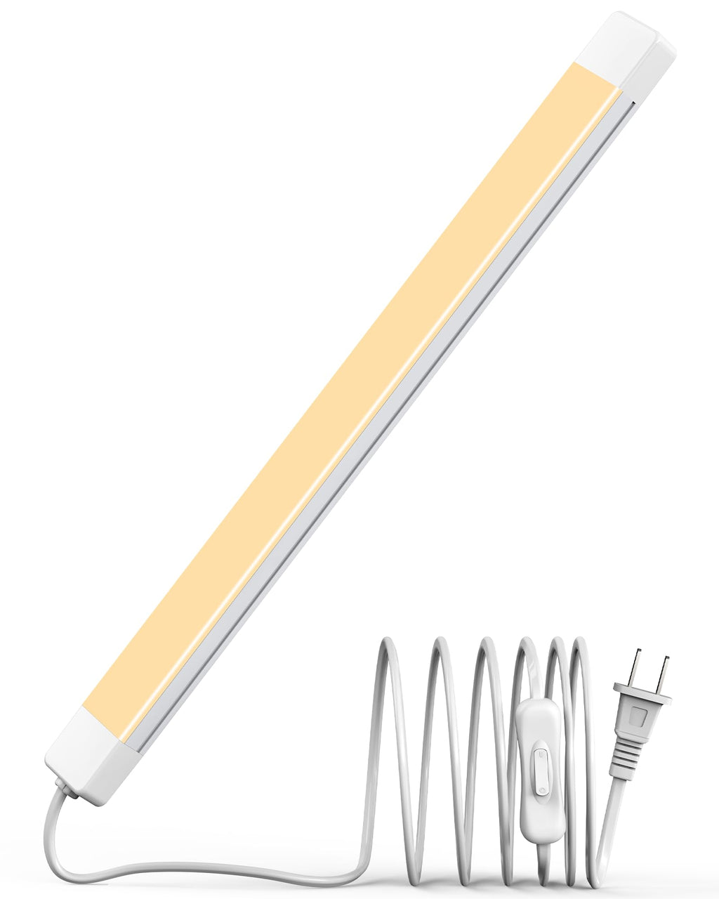 16" Under Cabinet LED Lights Plug in Workbench Light 700LM 2700K X74827
