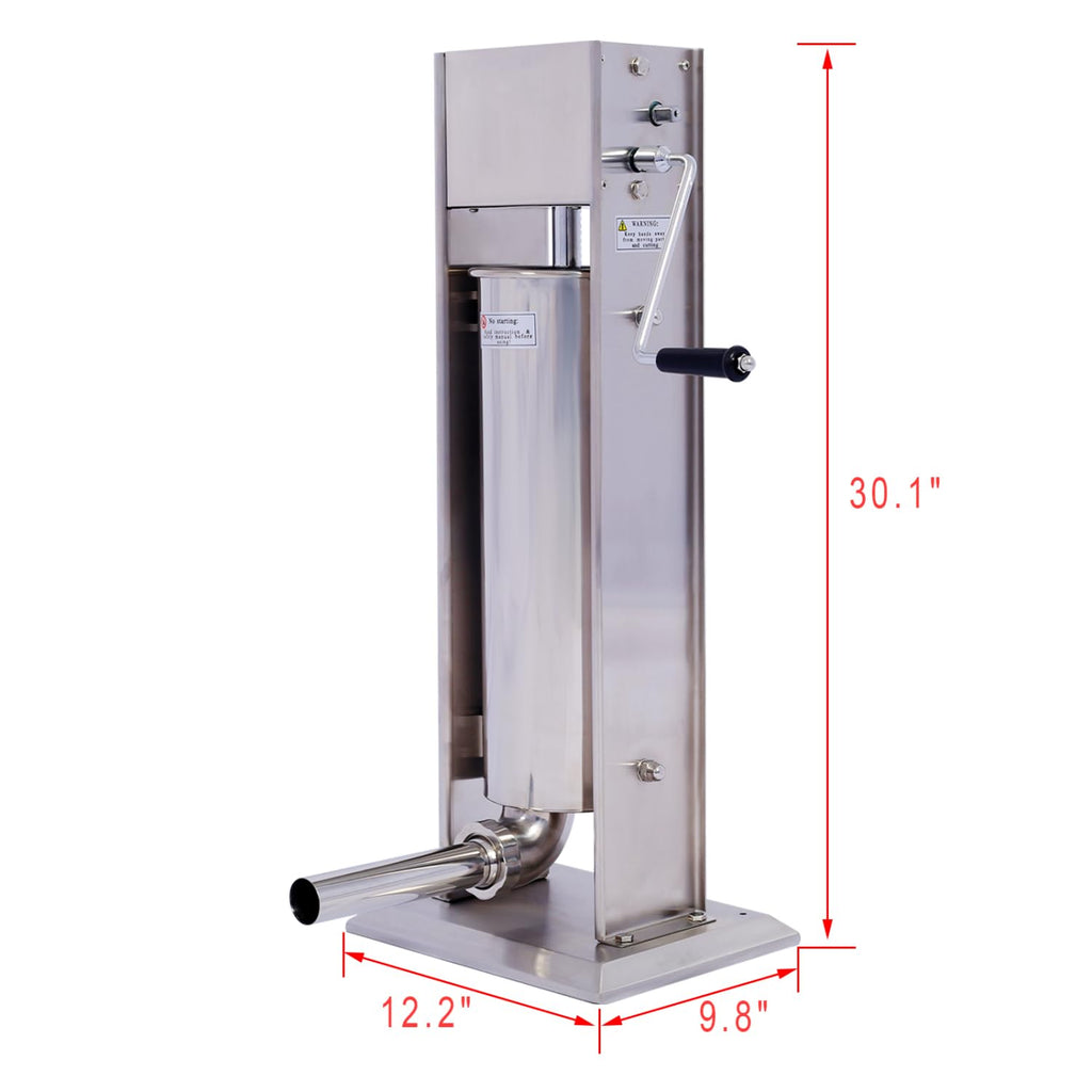 Stainless Steel Vertical Sausage Stuffer 15LB/7L H417089