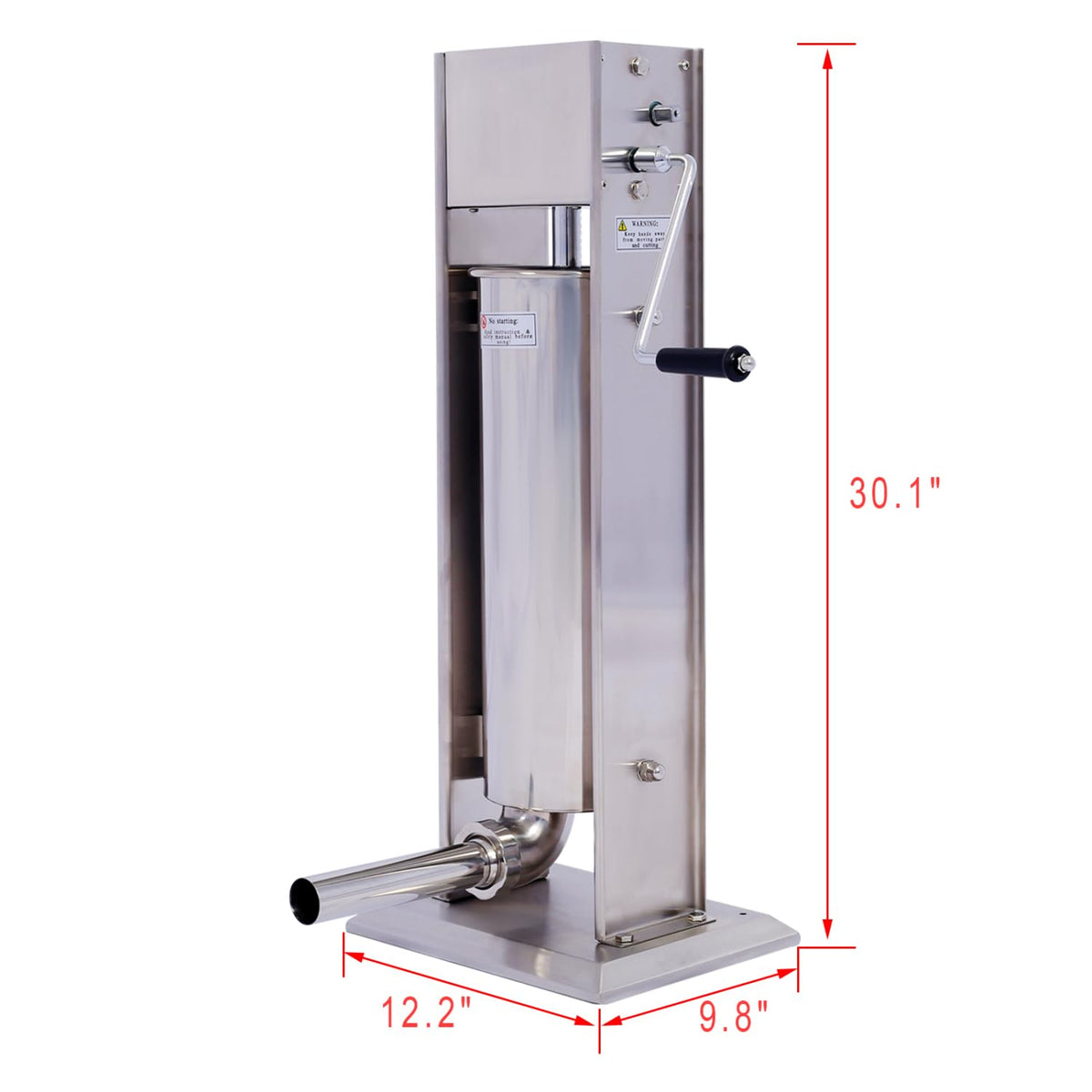 Stainless Steel Vertical Sausage Stuffer 15LB/7L H417089