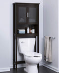 Over the Toilet Storage Cabinet with Glass Doors C498440