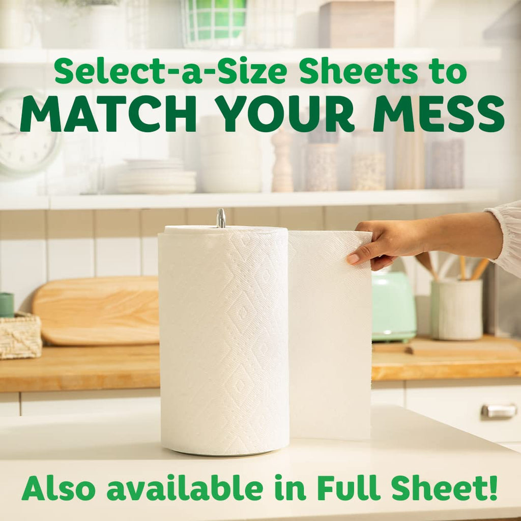 White Paper Towels, 6 Double Rolls G5711