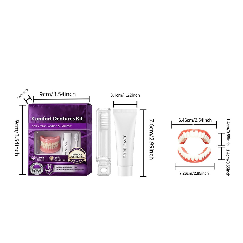 Heat Moldable Silicone Denture Kit Q125