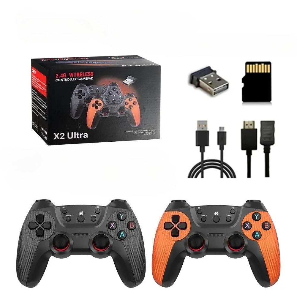 4K Plug & Play Retro Game Console with 64GB Storage D6929