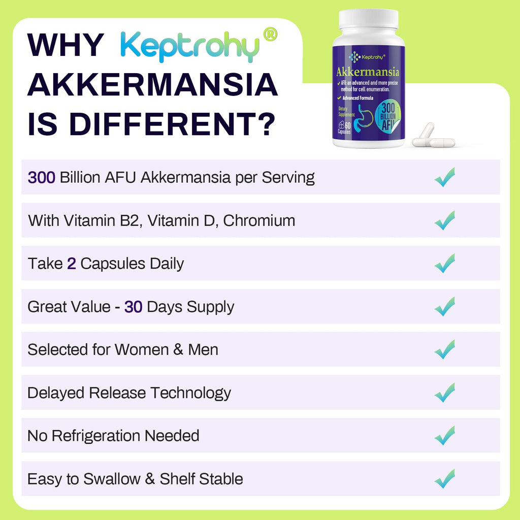Akkermansia Muciniphila Probiotic 60 Count D809