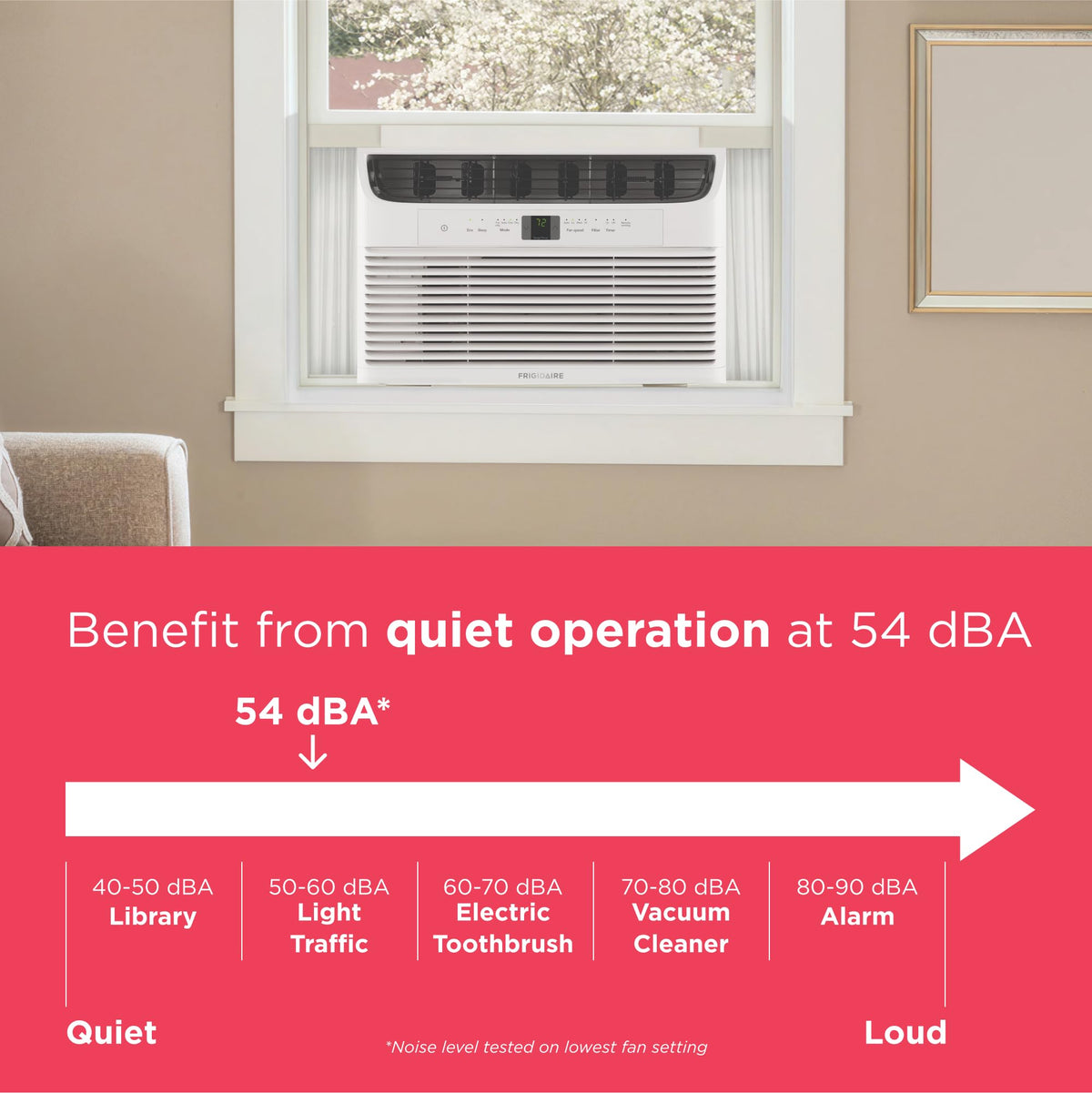 8,000 BTU White Window Air Conditioner with Remote Control K378