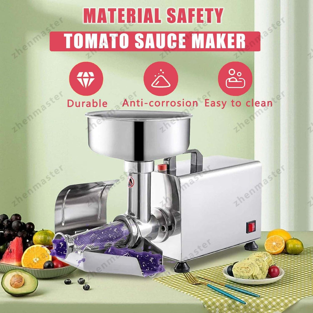 450W Electric Tomato Strainer with Automatic Seed Separator R991