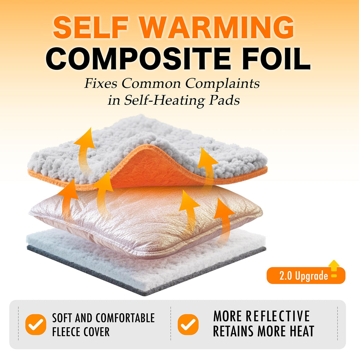 Self Warming Cat Bed 15 x 19 In Q593