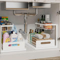 Under Sink 2 Tier Pull Out Cabinet Organizer Y50997