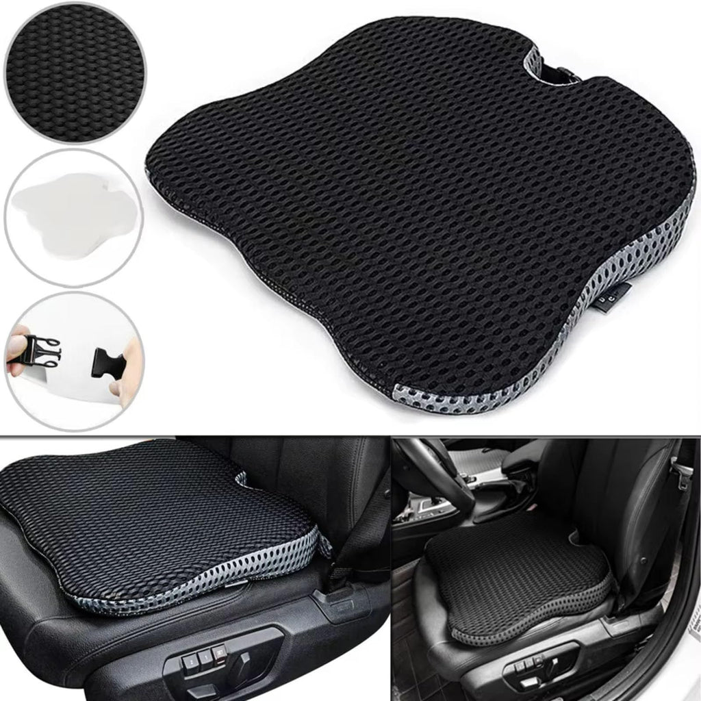 Black Memory Foam Car Seat Booster Cushion T659491