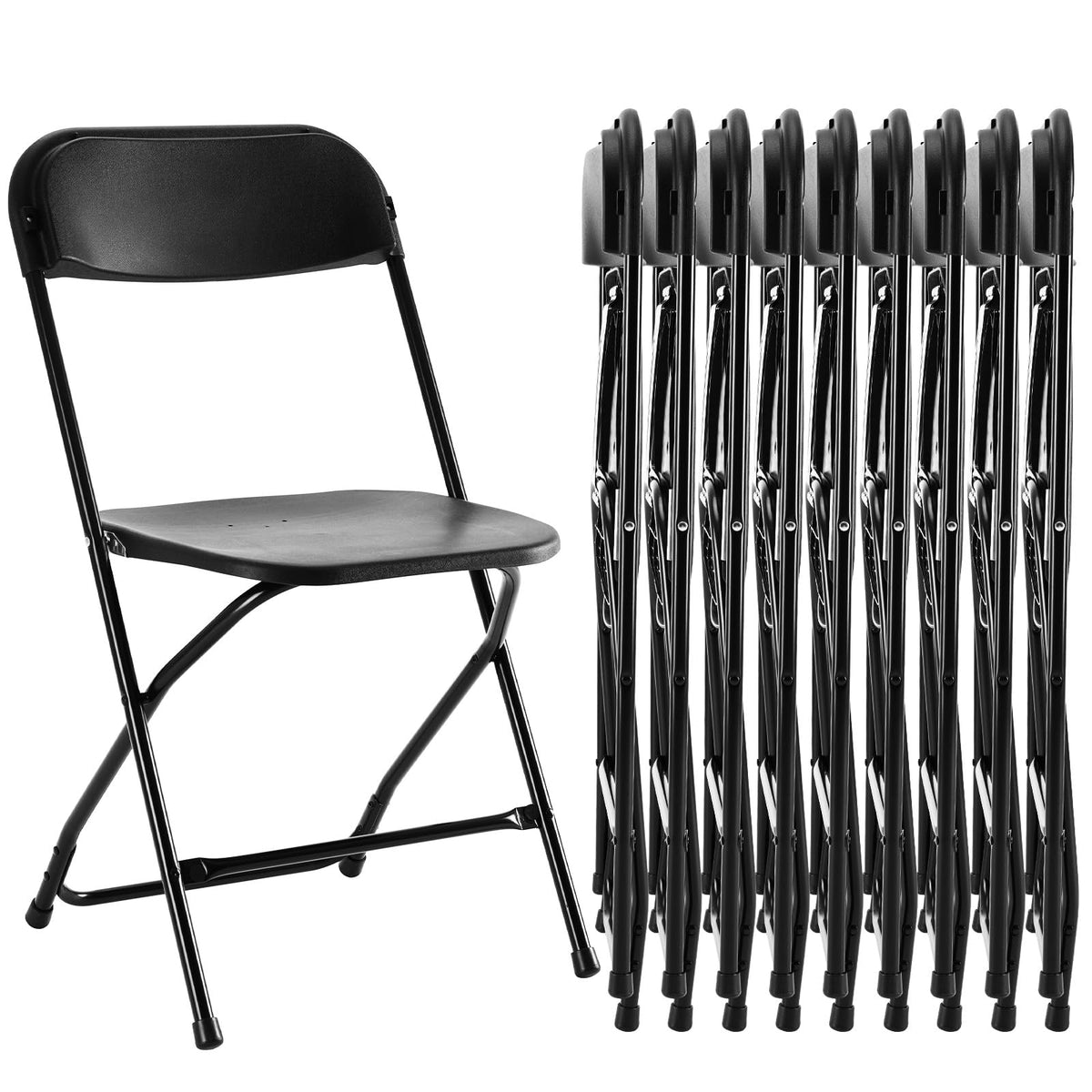 10 Pack Portable Folding Chairs Z453