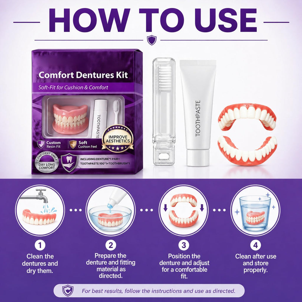 Heat Moldable Silicone Denture Kit Q125