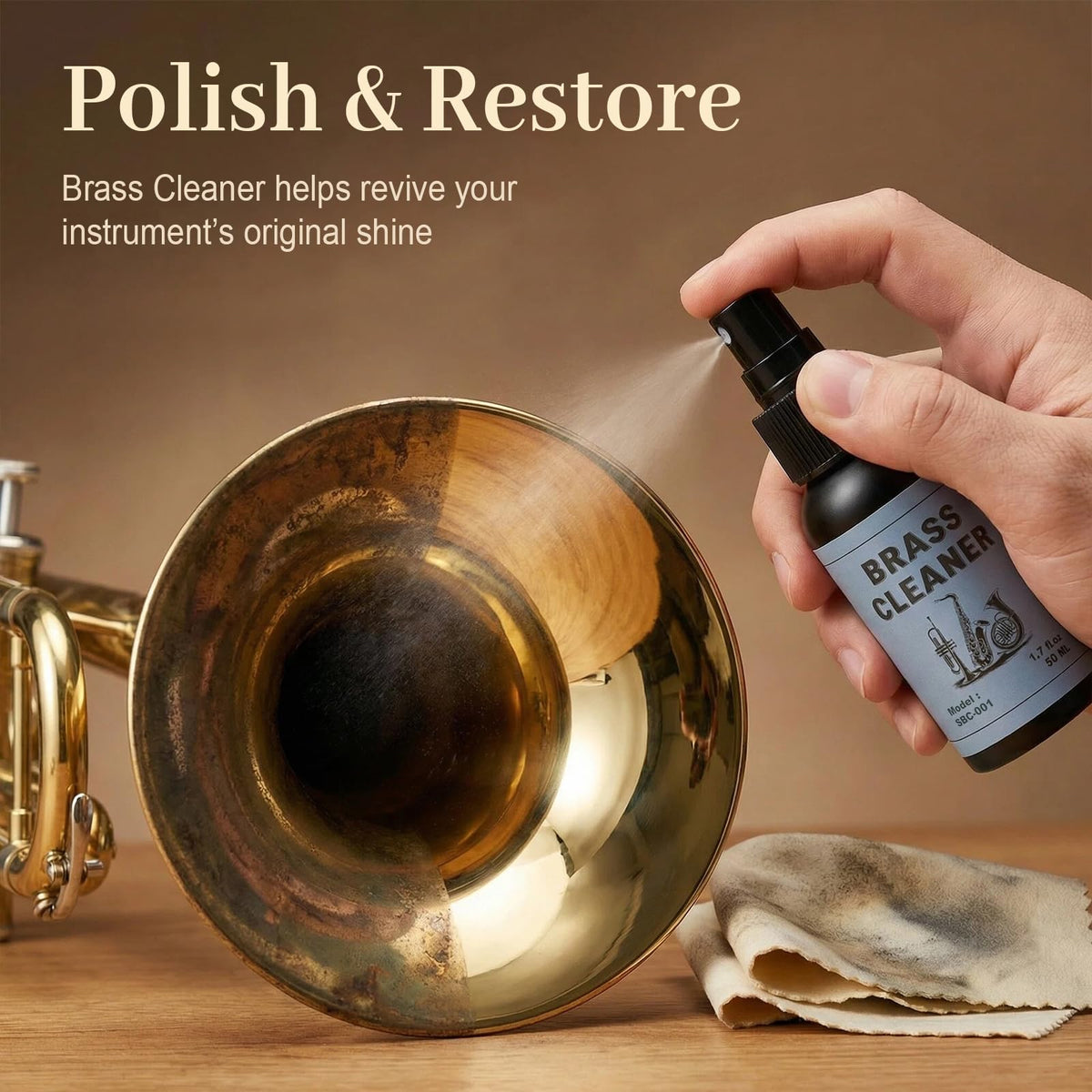 Brass Instrument Cleaning & Care Kit Y828