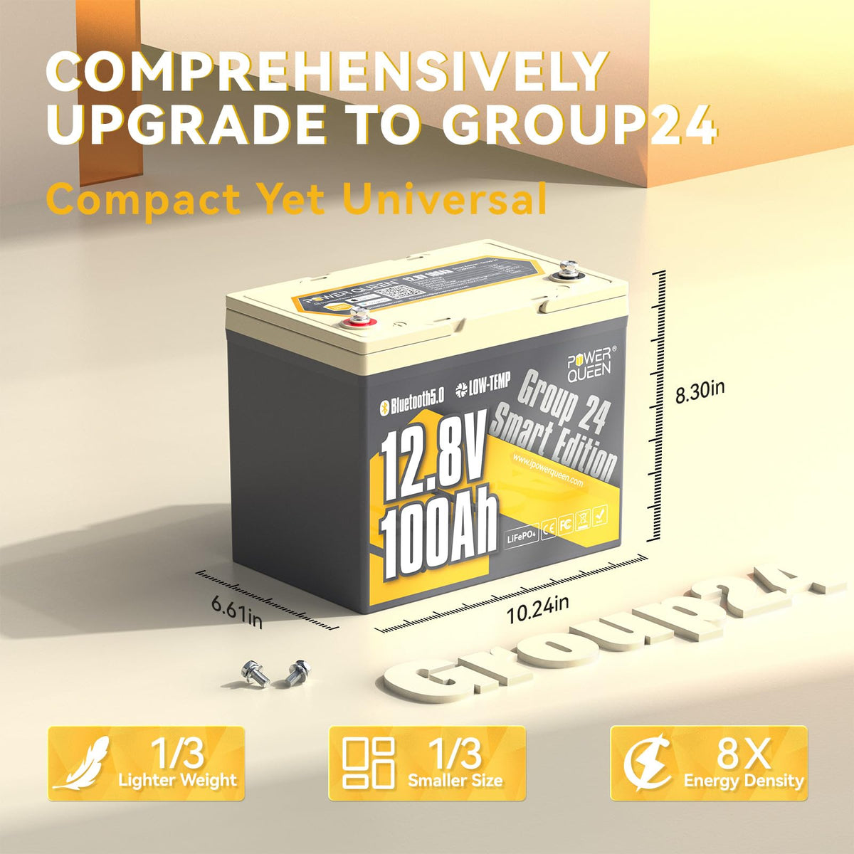 12V 100Ah LiFePO4 Battery L86569