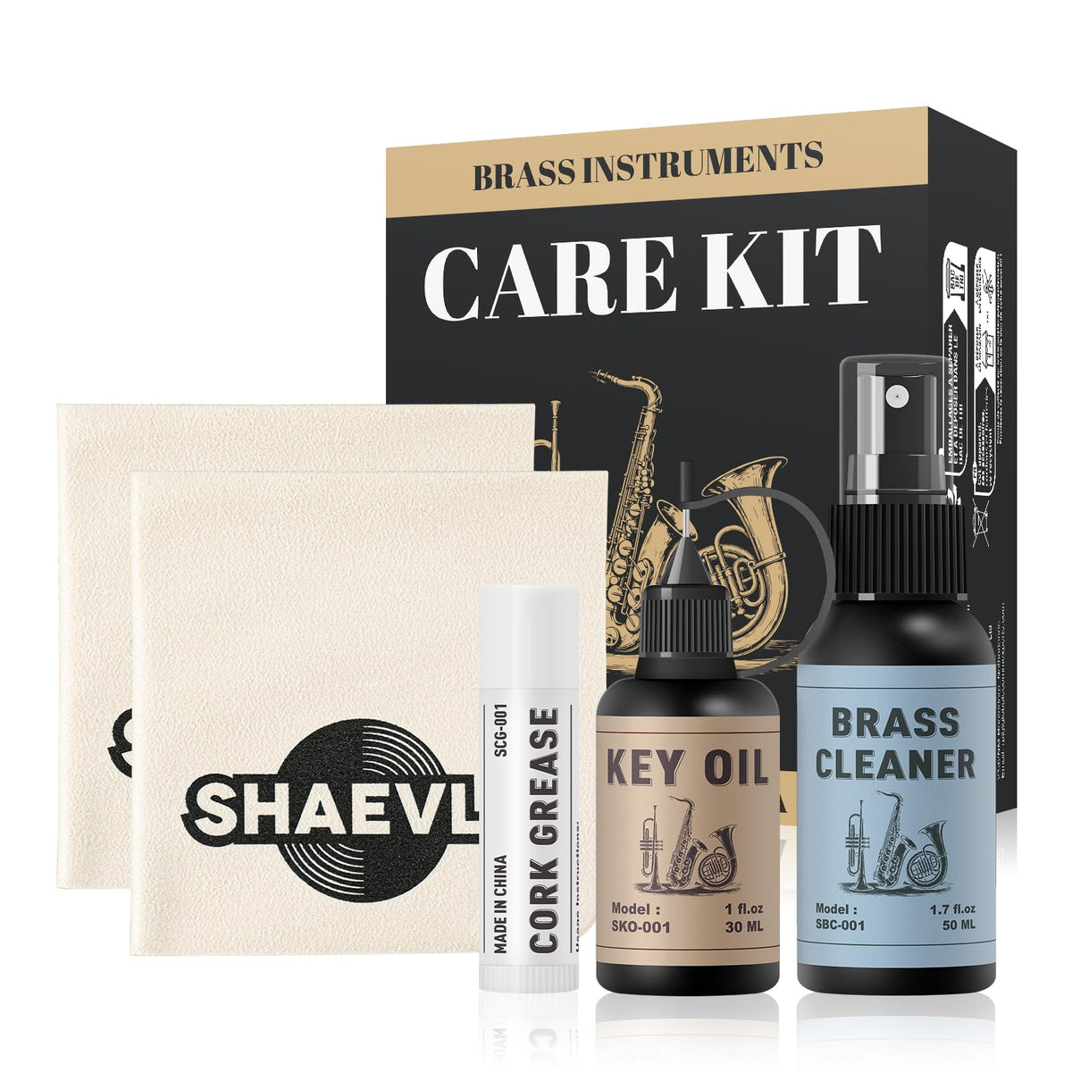 Brass Instrument Cleaning & Care Kit Y828