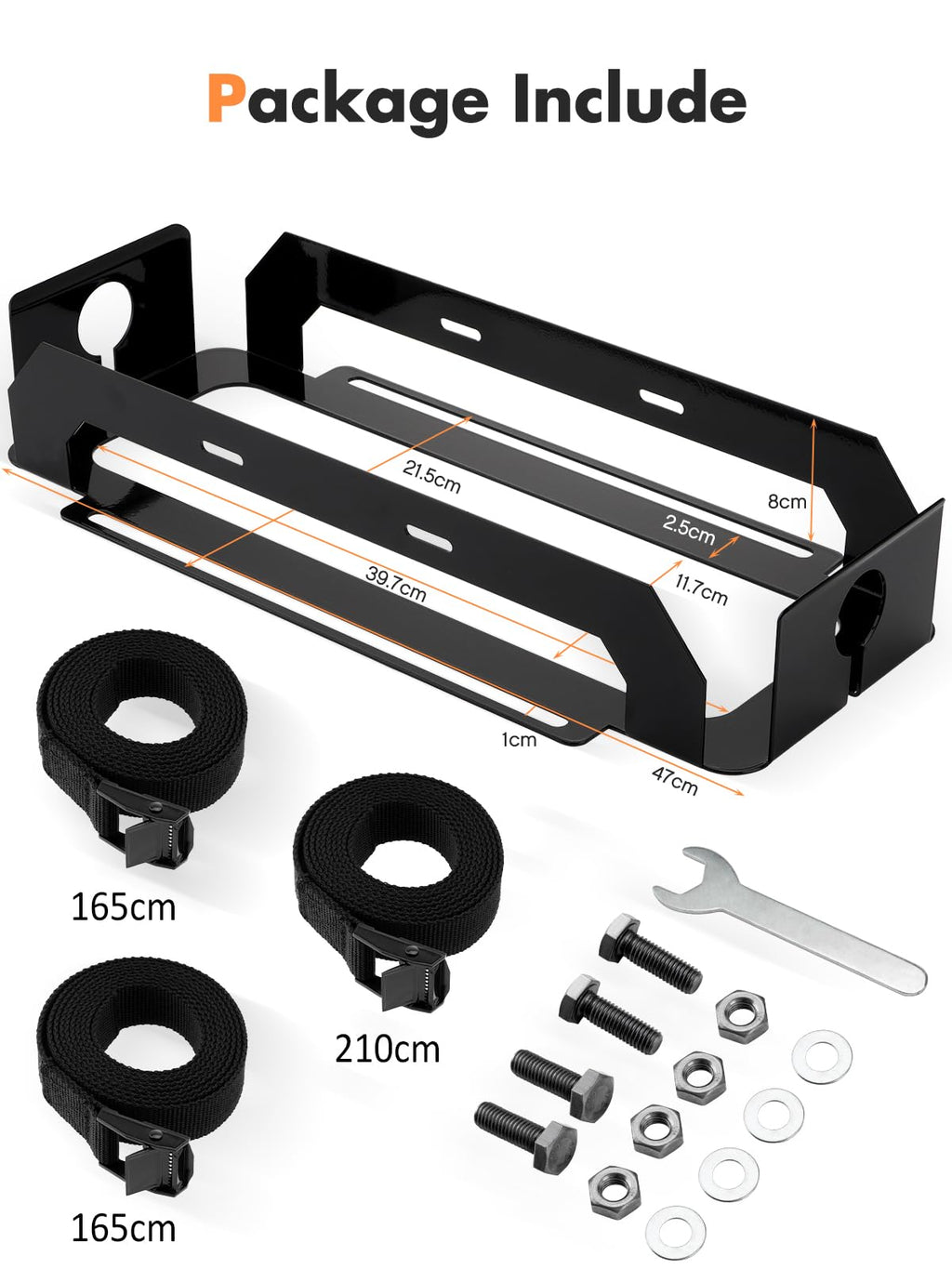 Heavy-Duty Jerry Can Holder with Webbed Strap X121879
