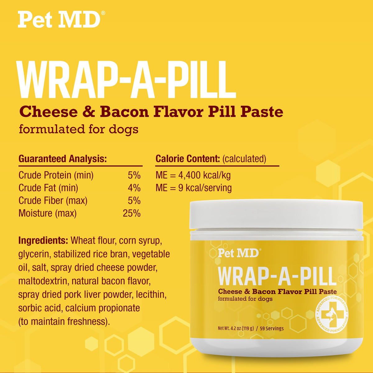 Bone Broth Powder & Wrap A Pill Cheese + Bacon Flavor T448844